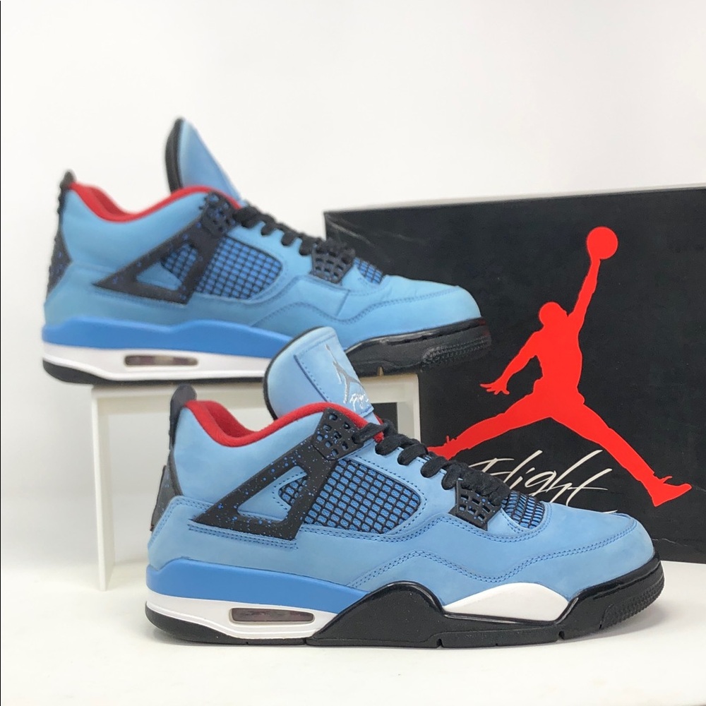 Nike Air Jordan 4 x Travis Scott Cactus Jack 308497-406 Men’s Sneakers - Size 9